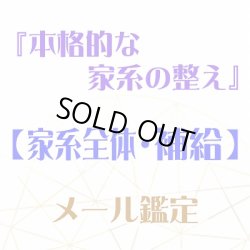 画像1: 『本格的な家系の整え』メール鑑定★家系全体・補給★